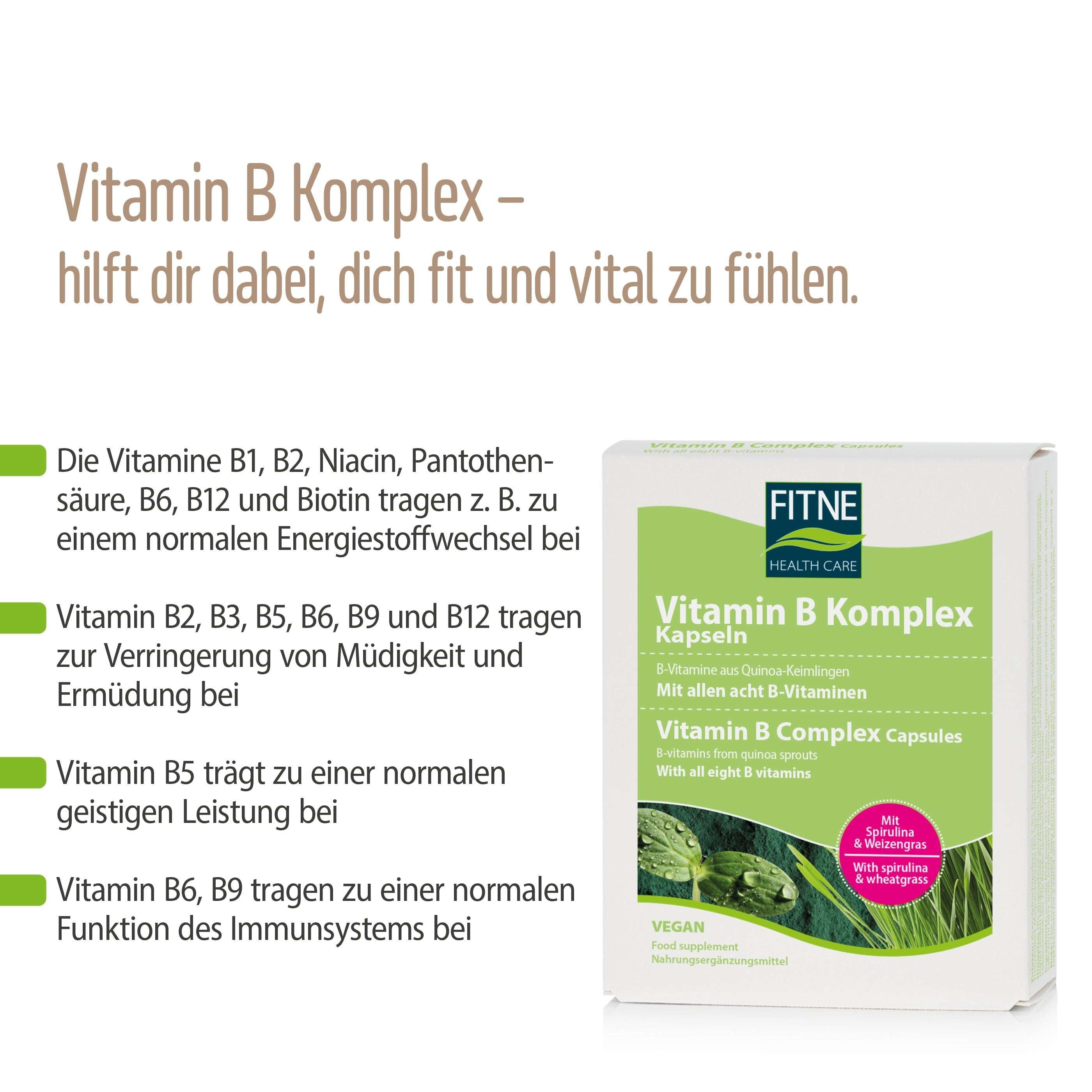 Vitamin B Komplex Kapseln